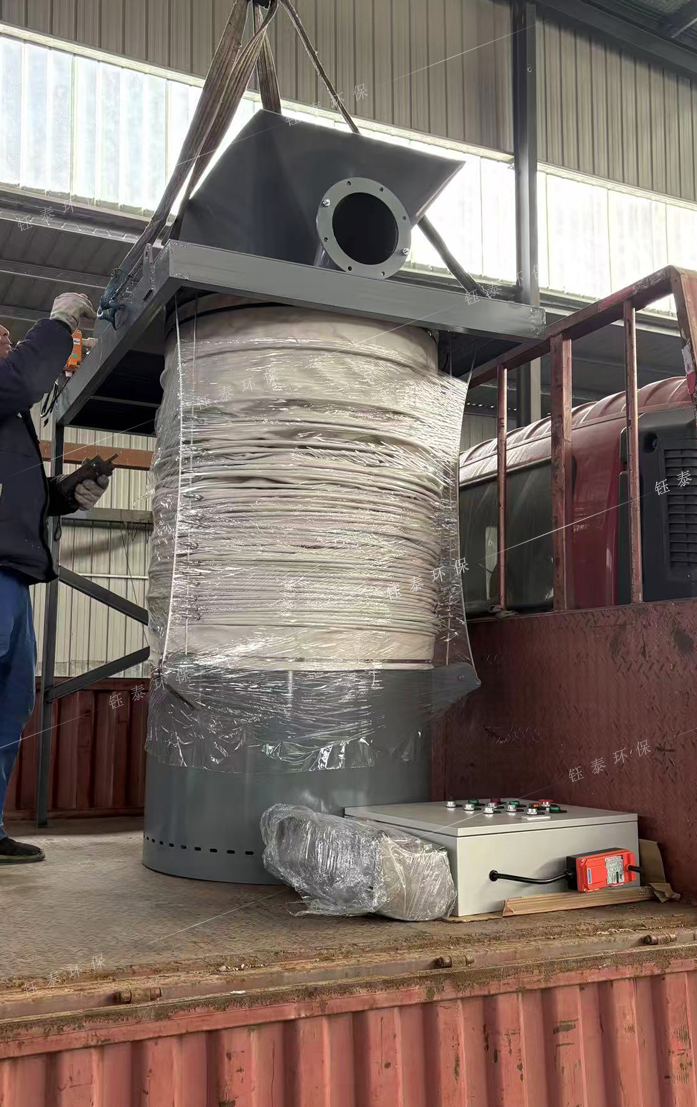 智能伸縮溜筒解決皮帶機落料揚塵問題